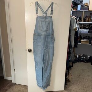 Sneak Peek Light Blue Denim Overalls